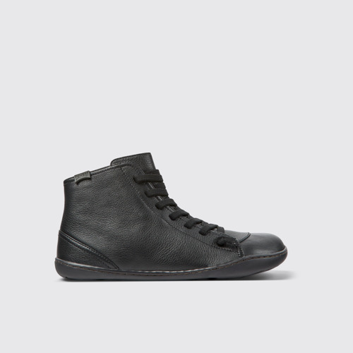Image of Peu Botines negros de cuero para mujer