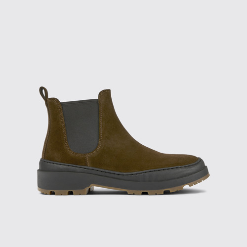 Image of Brutus Trek Botines cafés de nobuk para mujer