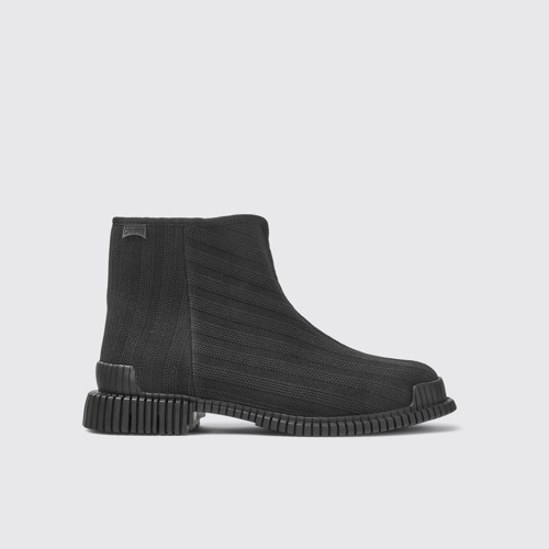 Image of Side view of Pix TENCEL® Black TENCEL™ Lyocell boots for women