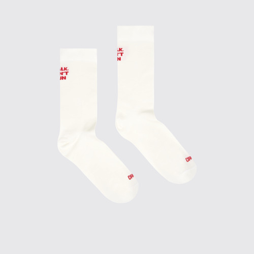 Image of Side view of Socks PYRATEX White Seacell mid-length socks