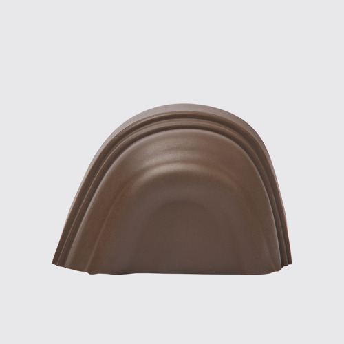 Side view of Junction Toe Caps Brown rubber toe caps