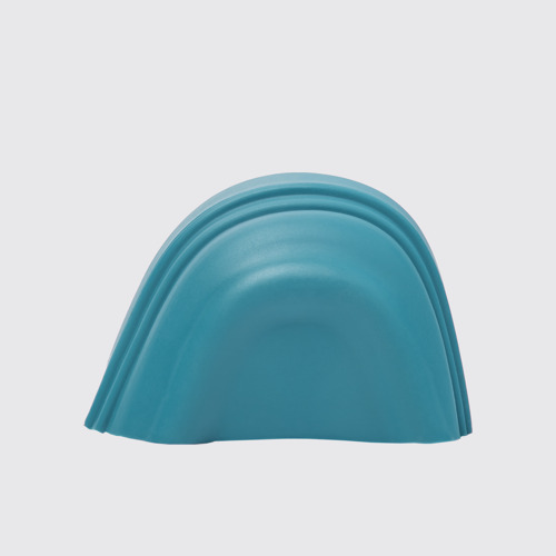 Image of Side view of Junction Toe Caps Blue rubber toe caps