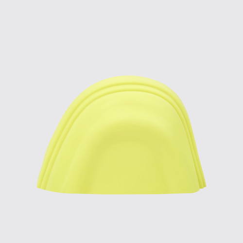 Image of Side view of Junction Toe Caps Yellow rubber toe caps