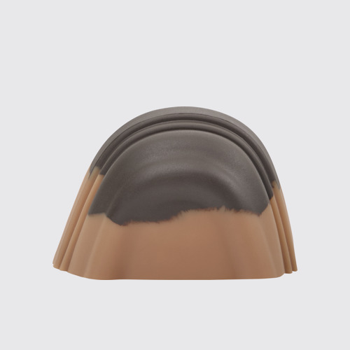 Image of Side view of Junction Toe Caps Brown rubber toe caps
