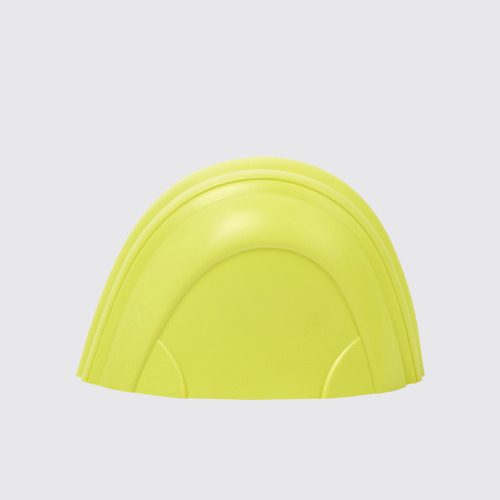 Image of Side view of Junction Runner Toe Caps Green-Yellow rubber toe caps