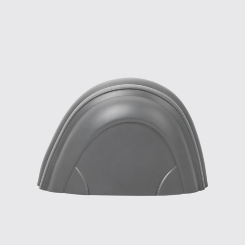 Image of Side view of Junction Runner Toe Caps Gray rubber toe caps