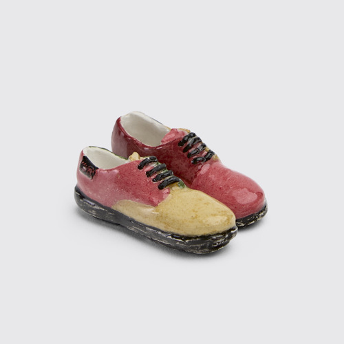 Image of Miniature TWINS Sculpture Chaussure en céramique