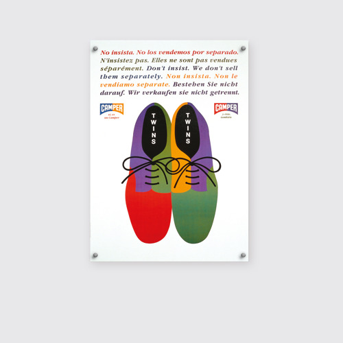 Image of Limited edition poster 2 Don't insist. We don't sell them separately.