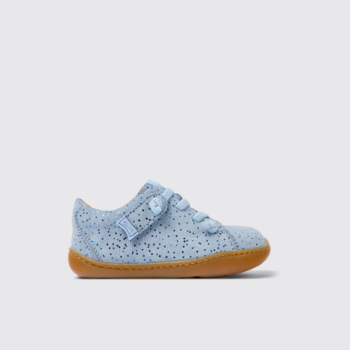 Image of Peu Zapatos azules de nobuk para niños