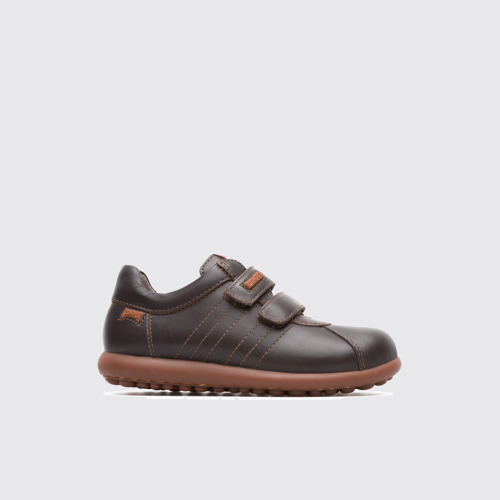 Side view of Pelotas Brown Sneakers for Kids