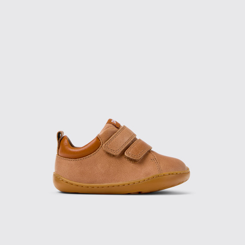 Image of Peu Sneakers de piel multicolor para niños.