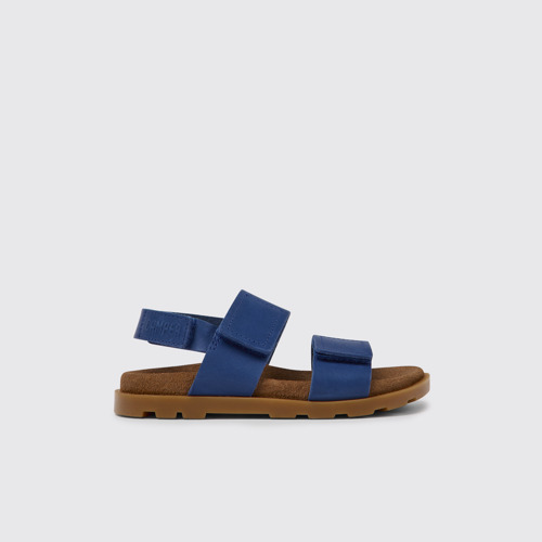 Image of Brutus Sandal Sandalias azules de piel para niños