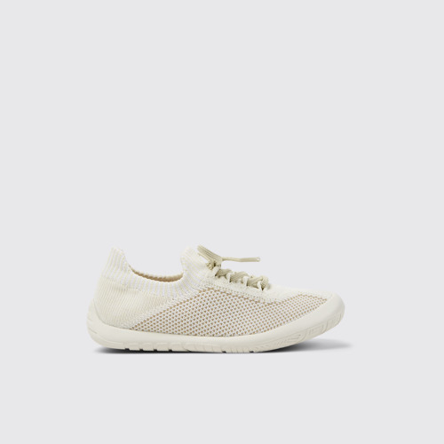 Image of Side view of Peu Multicolor Knit Sneakers for Kids.