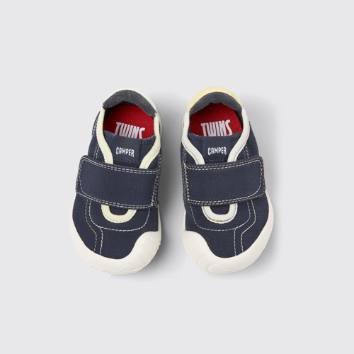 Twins Mehrfarbige Textil- und Leder-Sneaker für Kinder.