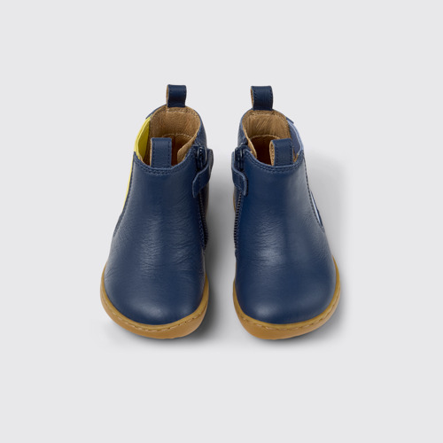 Twins Blaue Kinderstiefelette aus Leder.