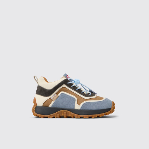 Side view of Drift Trail HYDROSHIELD® Multicolor Textile/Nubuck Sneaker for kids