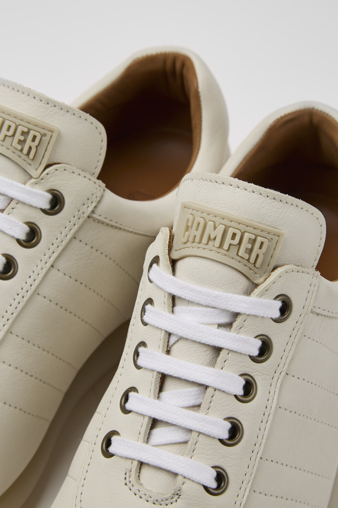 Close-up view of Pelotas White shoe for men