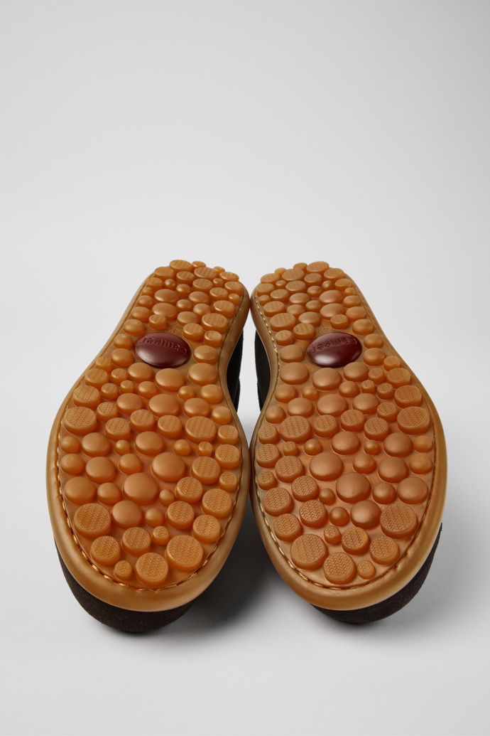 Pelotas Erkek için gri deri ayakkabı tabanları