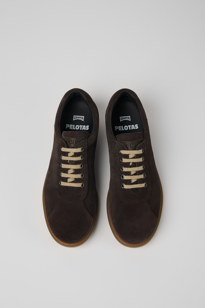 Pelotas Grijze nubuck schoen voor heren