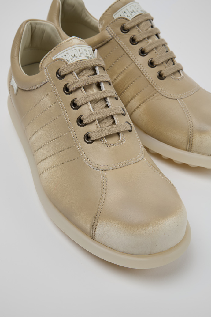 Close-up view of Pelotas Multicolor Leather Men's Shoe.