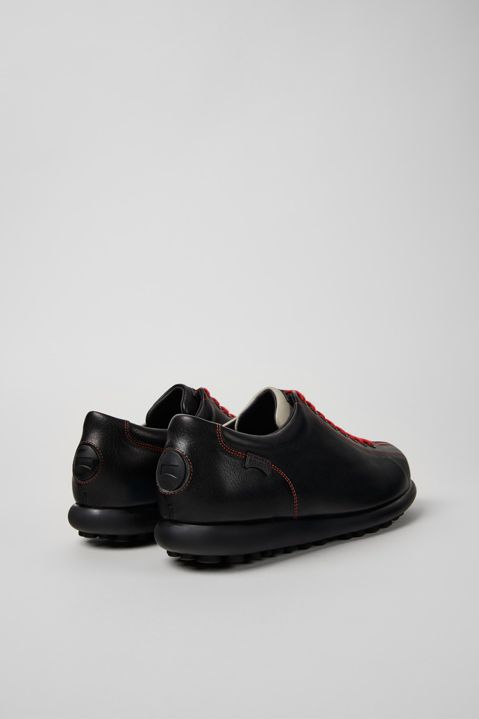 Back view of Twins Multicolored leather shoe for men