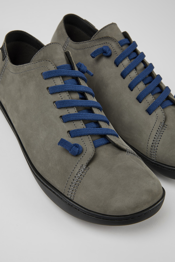 Close-up view of Peu Grey Casual Shoes for Men