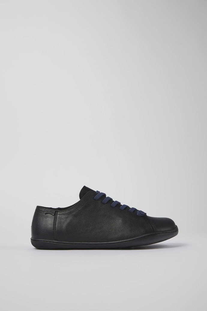 Side view of Peu Black casual shoe for men