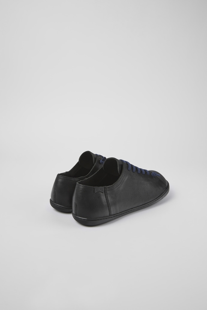 Back view of Peu Black casual shoe for men