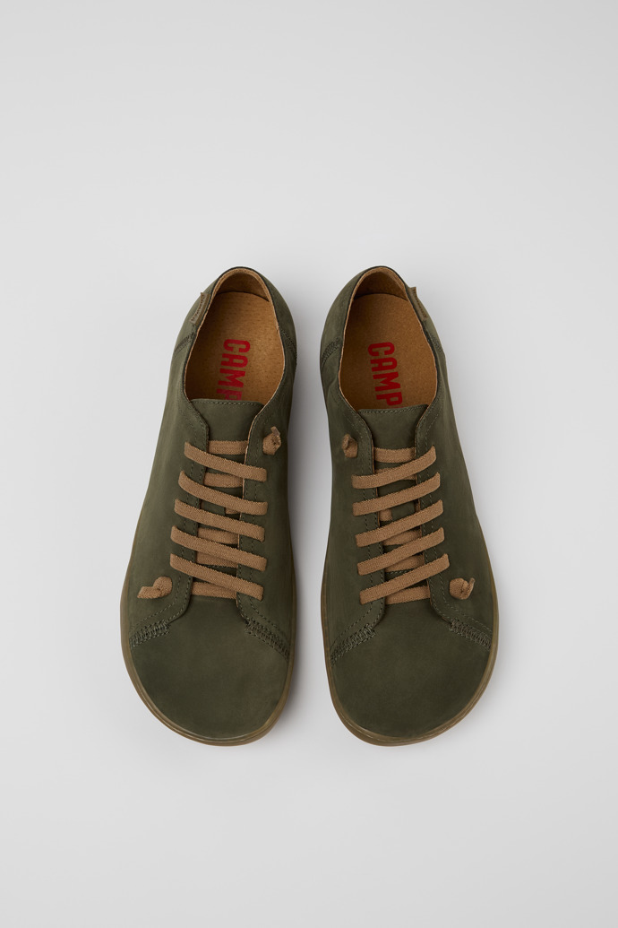 Peu Zapatos de nobuk verde para hombre