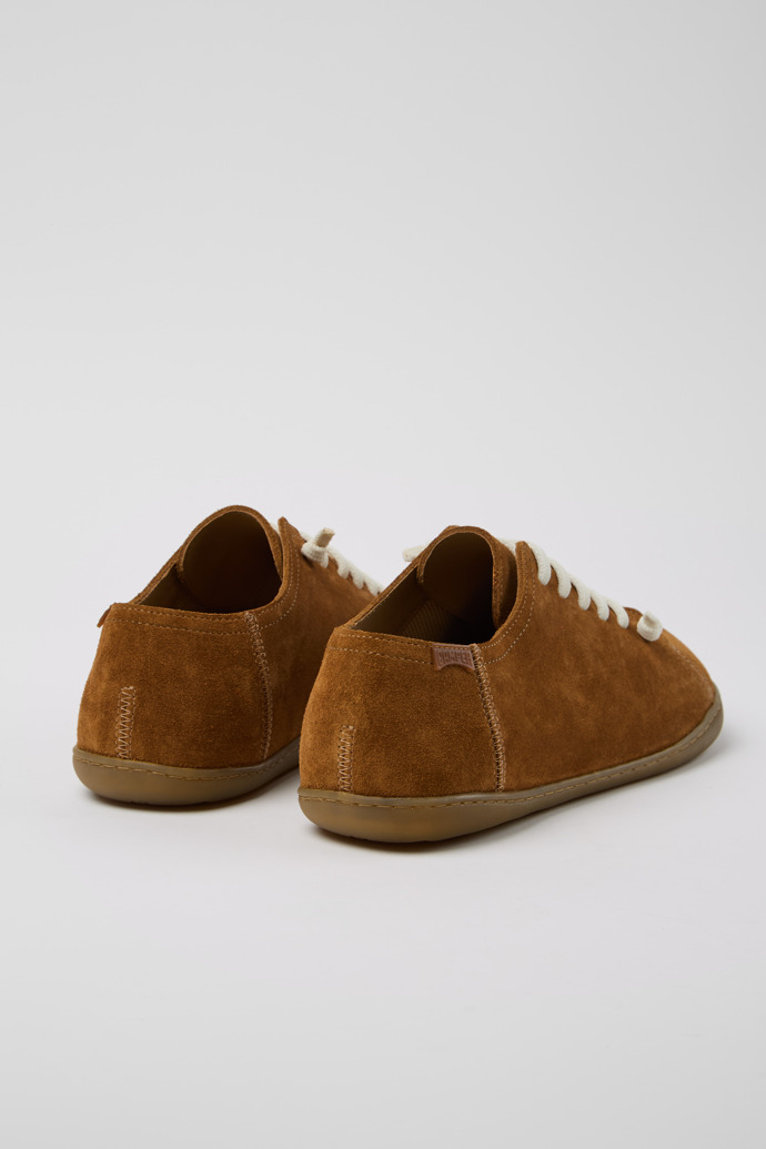 Back view of Peu Brown Nubuck Men's Shoes.