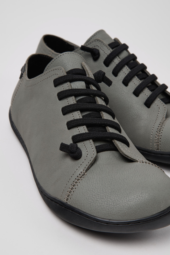 Peu Path Zapatos grises de piel para hombre.