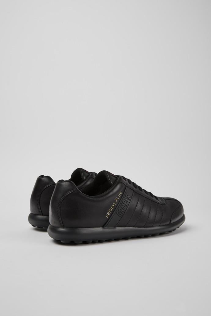 Back view of Pelotas XLite Black leather shoes for men
