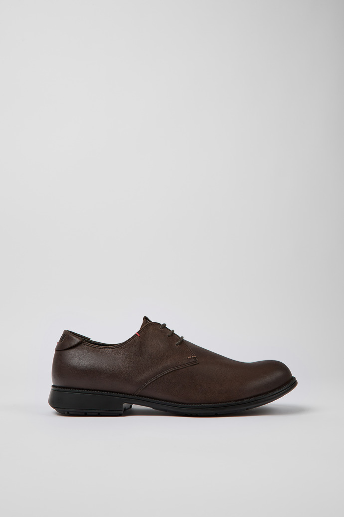 Side view of Mil Brown Formal Shoes for Men