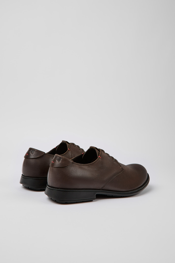 Back view of Mil Brown Formal Shoes for Men