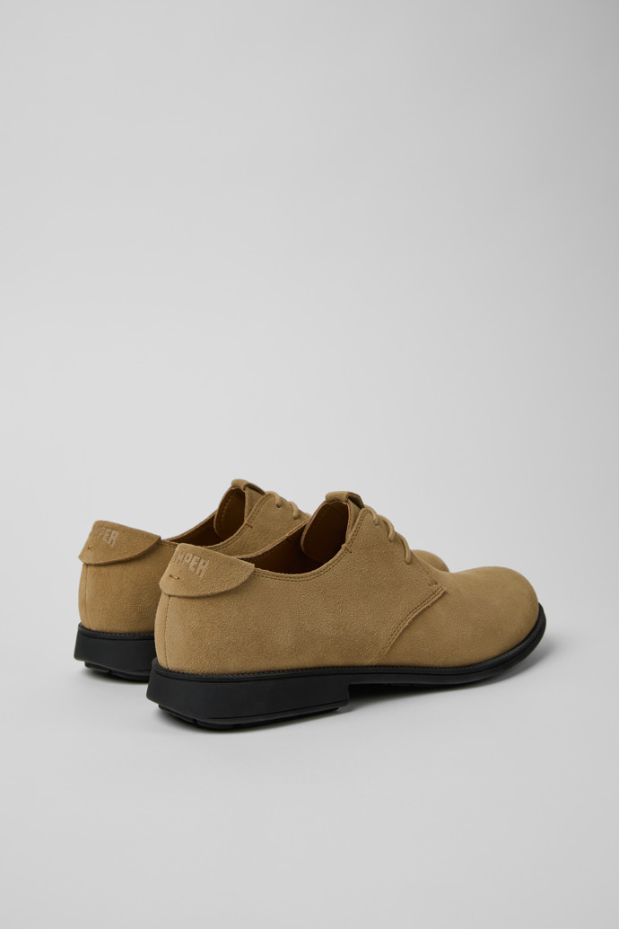 Back view of Mil 1913 Brown Suede Leather Shoes for Men.