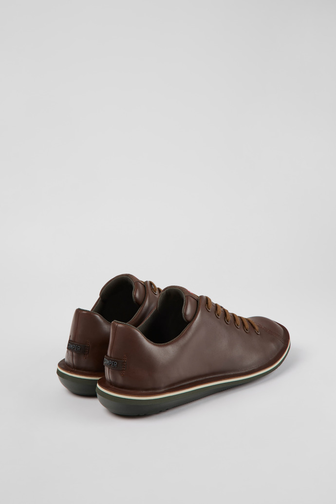 Beetle Brown leather shoes for men