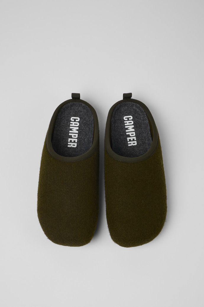 Wabi Chaussons verts pour homme