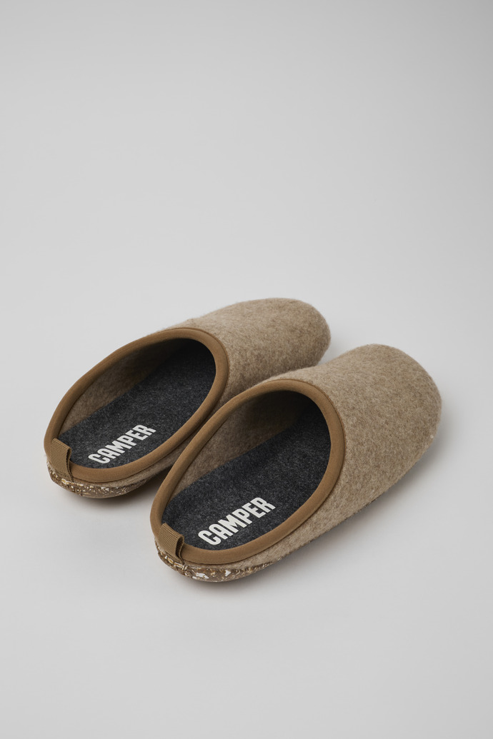 Back view of Wabi Brown Slippers for Men