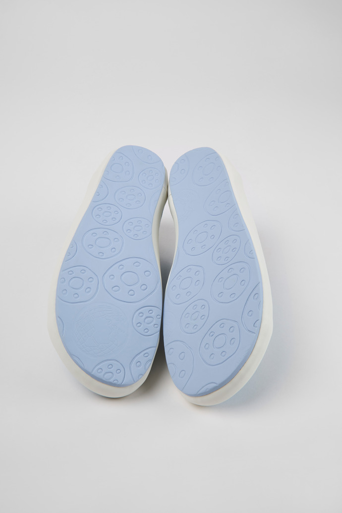 The soles of Peu Rambla Blue textile sneakers for men