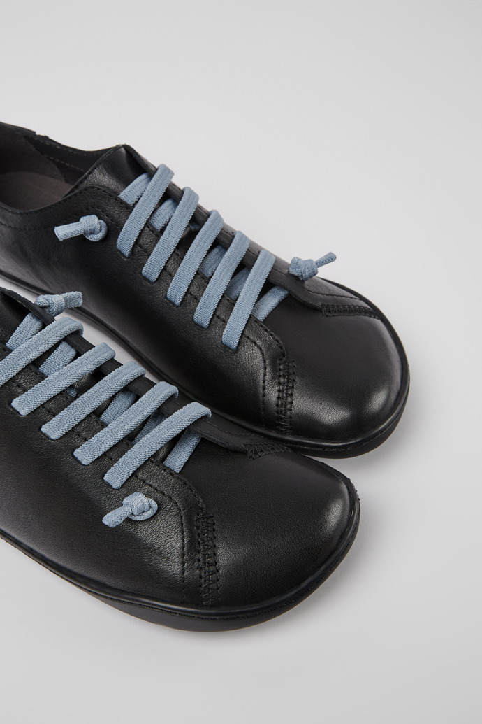 Close-up view of Peu Black Casual Shoes for Women