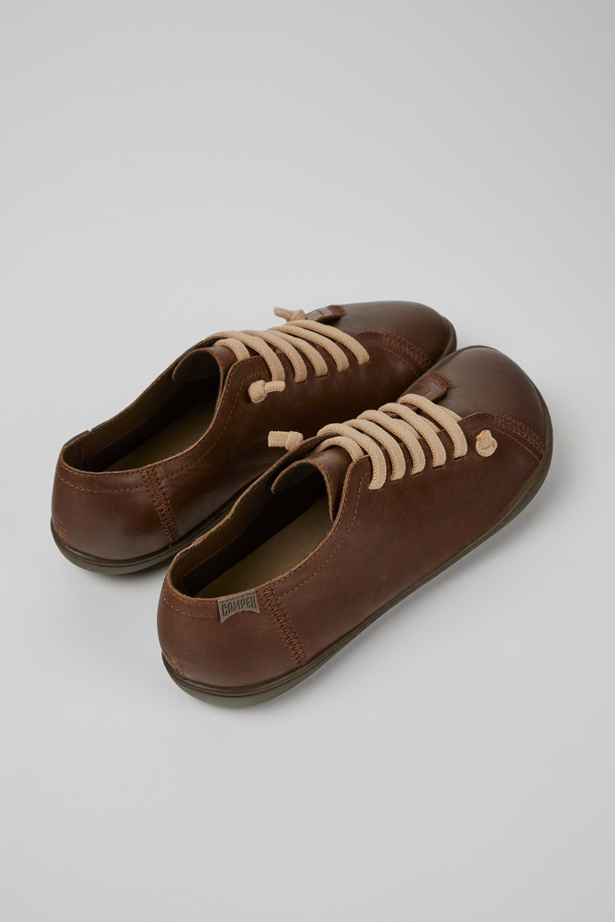 Back view of Peu Brown Casual Shoes for Women