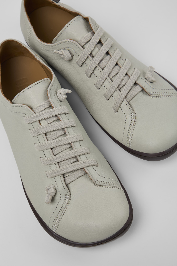 Peu Zapatos de piel gris para mujer