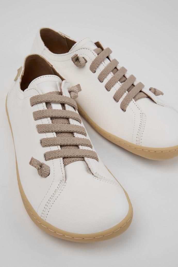 Peu Weiße Lederschuhe Für Damen.