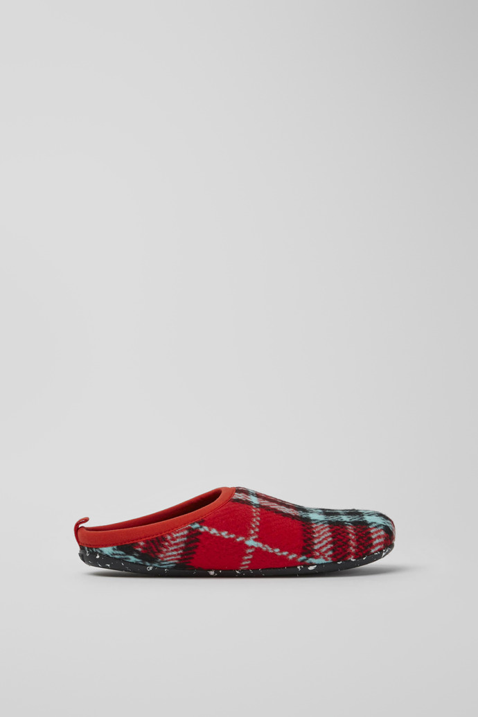 Side view of Wabi Printed recycled cotton women’s slippers