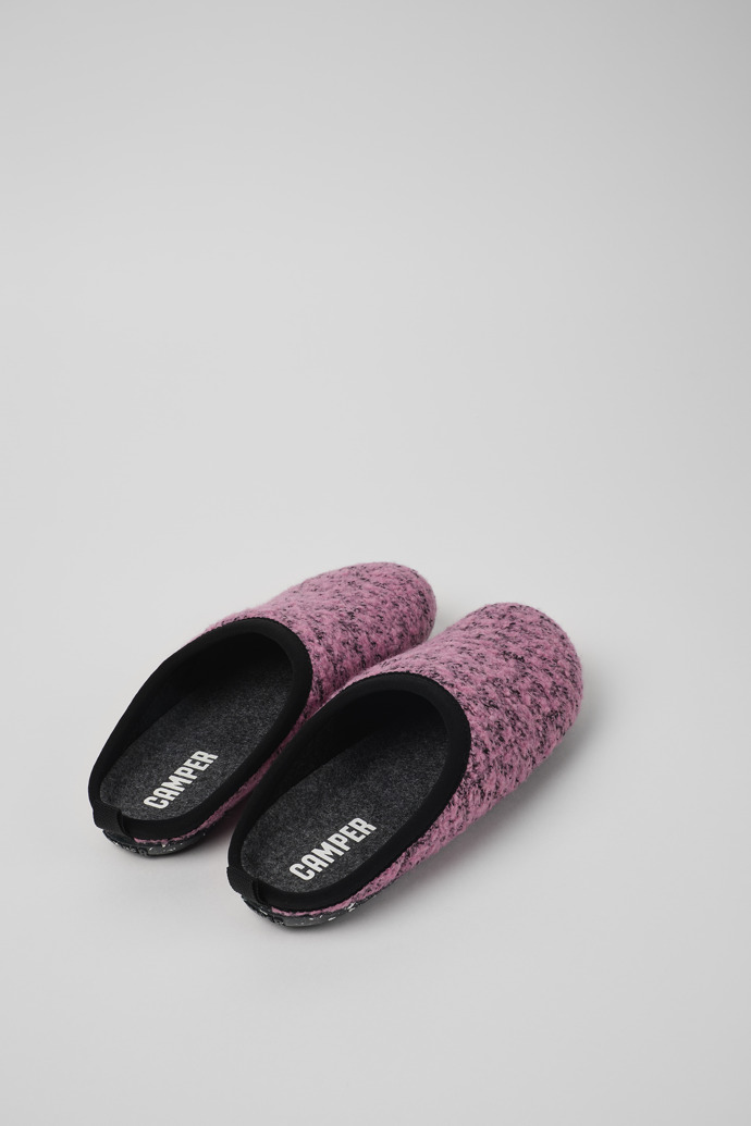 Back view of Wabi Pink Slippers for Women