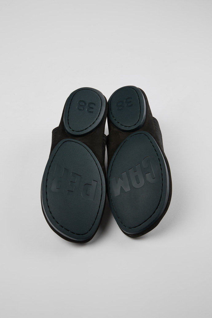 The soles of Right Black Nubuck Mary Jane for Women