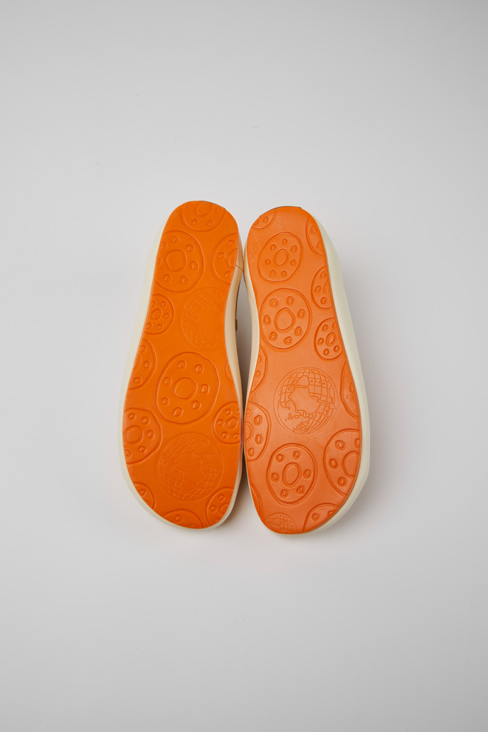 Peu Rambla Sneaker de cotó reciclat de color beix per a dona