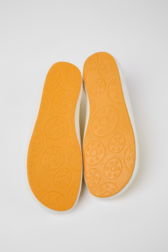 Peu Rambla Kadın için sarı renkli tekstil spor ayakkabı tabanları