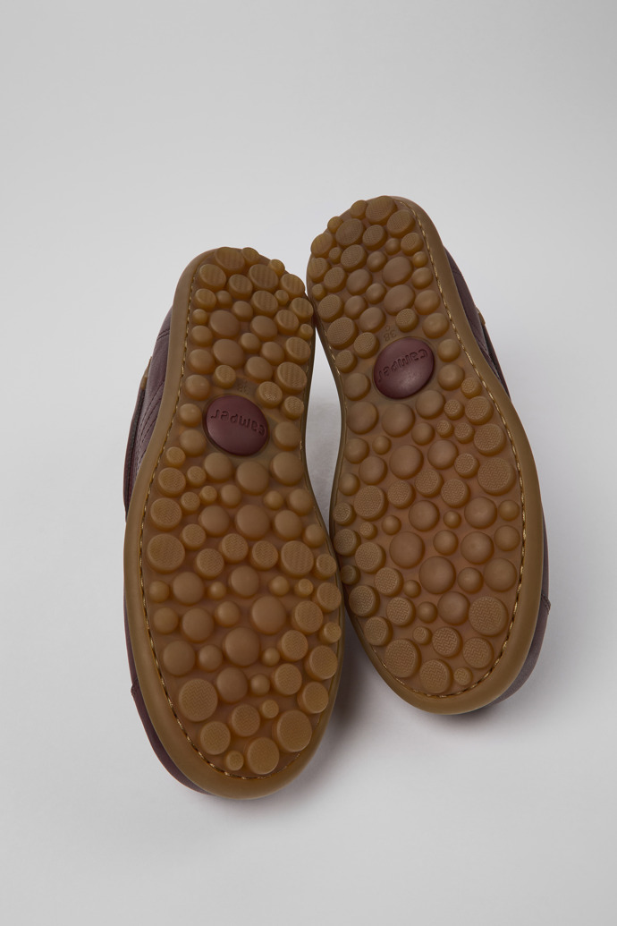 Pelotas Chaussures en cuir tanné végétal marron pour femme