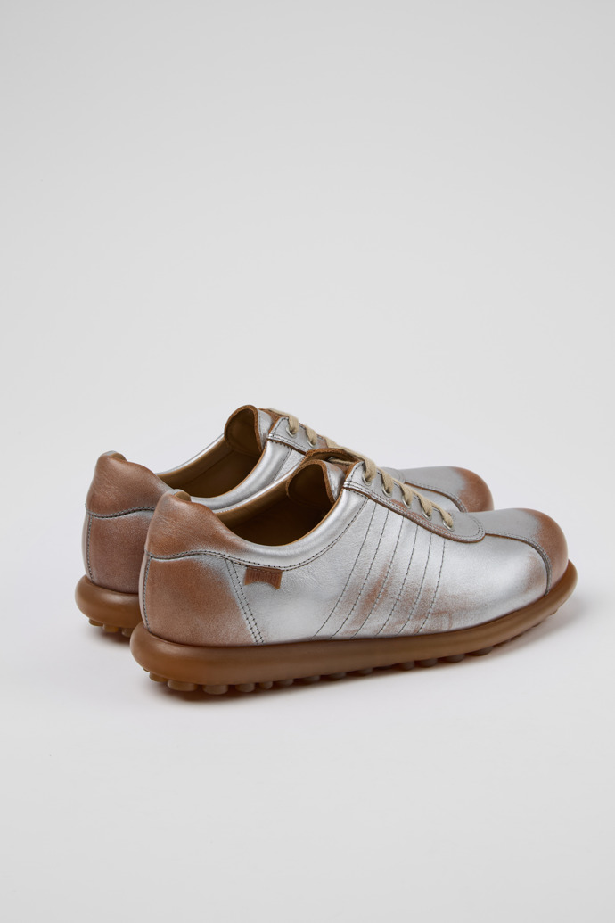 Back view of Pelotas Multicolor Leather Shoe for Women.